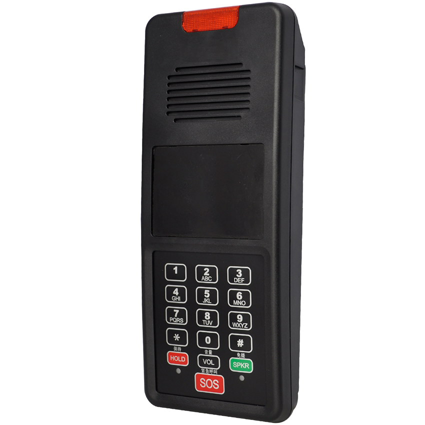 Ligne fixe de téléphone portable à élévateur mural, pour bureau d&#39;hôtel, Volume réglable, étanche, appel SOS d&#39;urgence rapide, sans combiné