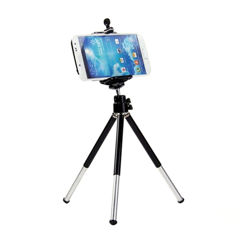trípode pulpo Flexible soporte para Selfie con soporte Accesorios Estilo monopie para teléfono cámara Gopro: Black