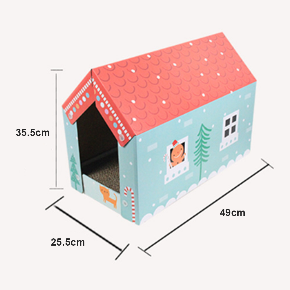 Cat Toys Cat Scratch Board Pad Scratching Posts Kitten Corrugated Paper Pad Cats Grinding Nail Scraper Mat Mattress