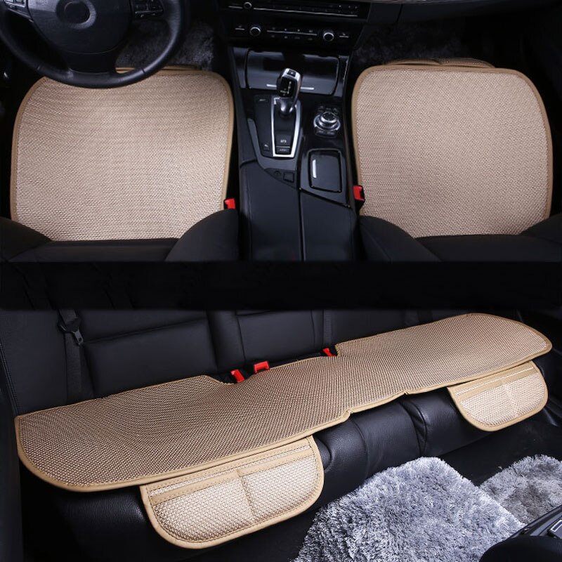 Auto bekleding auto stoelhoezen kussen voor ALFA 147 156 159 166 romeo giulietta Giulia Stelvio MiTo: beige