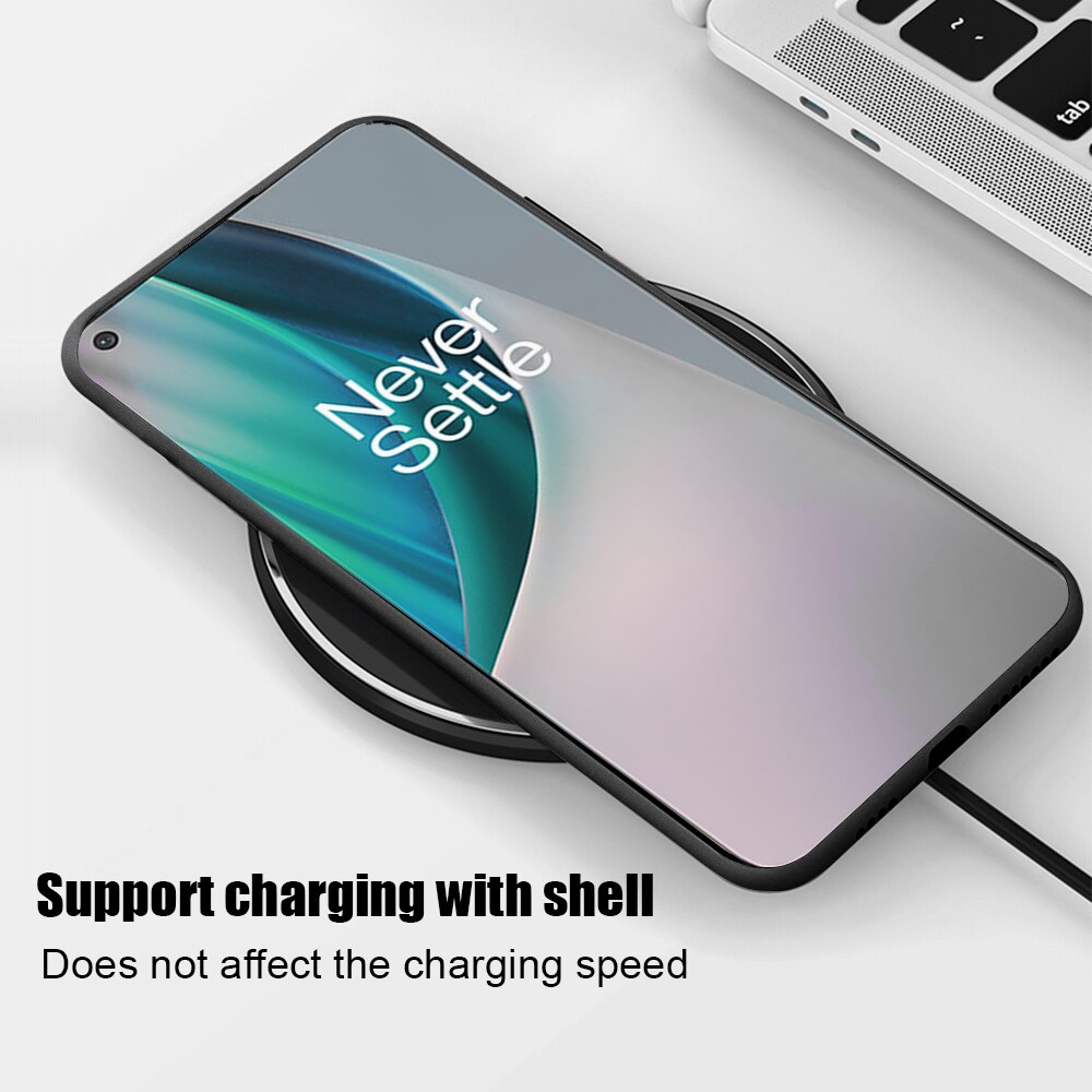 Custodia in Silicone smerigliato Ultra sottile per Oneplus 8T 8 7 Pro 7T Nord N10 5G TPU Soft Black Fundas per Oneplus 5T 5 6 Nord N100 N10 5G