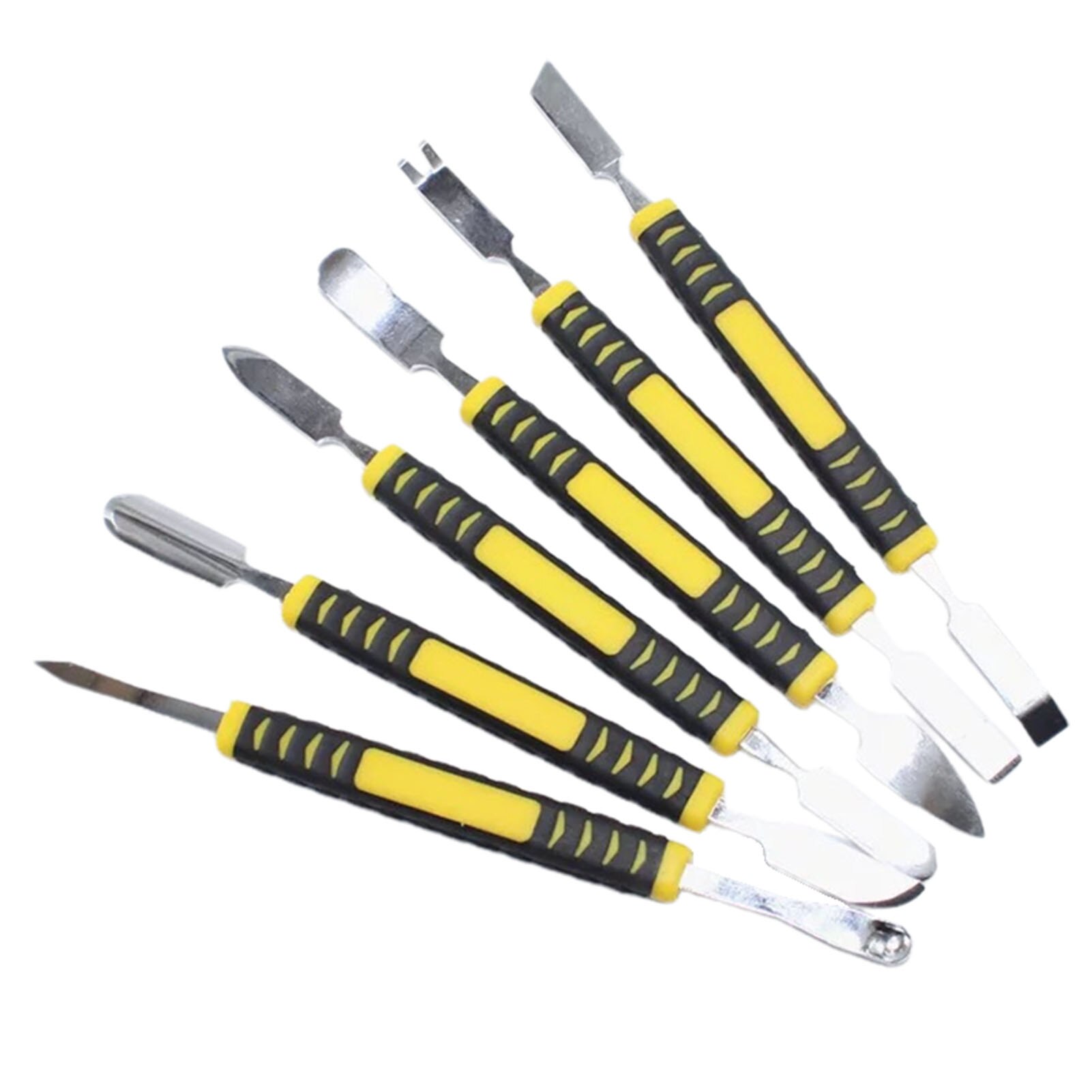 6 Stuk Set Metalen Koevoet Elektronische Reparatie Tools Multi Huishoudapparatuur Demonteren Tool Voor Home-elektronica: Default Title