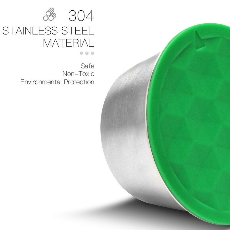 4 Stks/set Rvs Hervulbare Koffie Capsules Herbruikbare Pods Compatibel Met Meest Nespresso Originele Lijn Machine