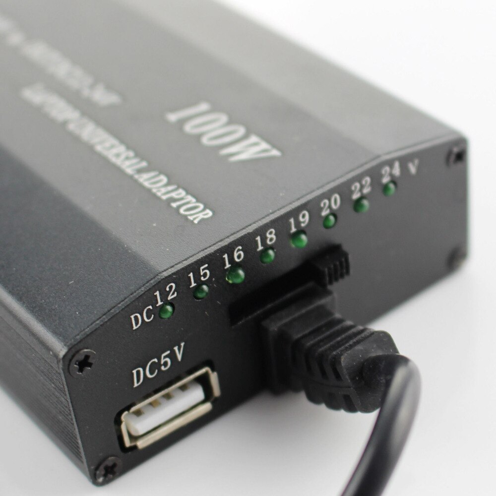 100w Reizen Universele auto-oplader adapter voor laptop/notebook/Mobiele Telefoon Universele oplader en 15connector