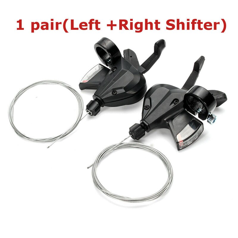 Palanca de cambios de 3x8 velocidades, desviador derecho izquierdo de bicicleta para Shimano Acera SL-M310, piezas para bicicleta híbrida de montaña: 1 pairs Shifter