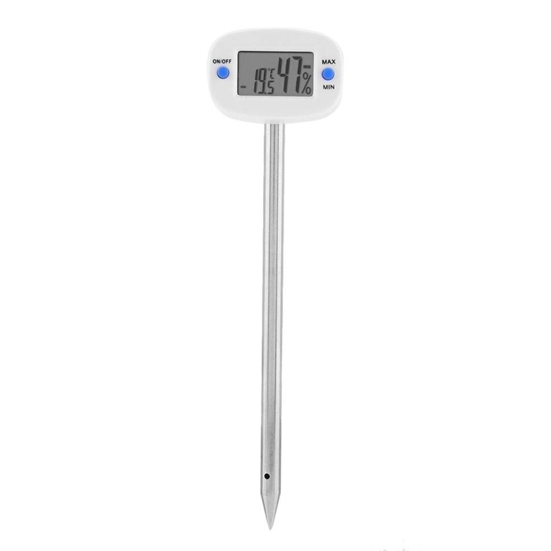 TA290 Digital Soil Hygrometer Moisture Meter Temperature Humidity Tester with Probe for Gardening Farming