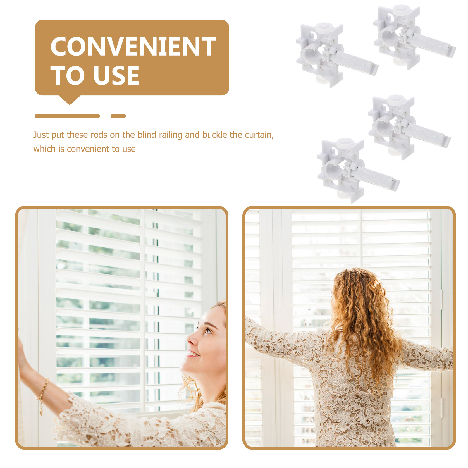 4pcs Vertical Blind Repair Carrier Vertical Blinds Repair Kit Blinds Replacement Parts