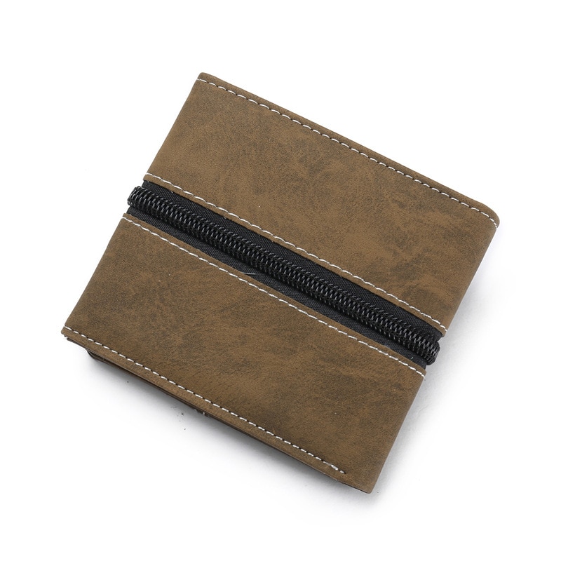 UOSC Vintage hommes en cuir de luxe portefeuille court mince mâle sacs à main pince à billets carte de crédit Dollar prix Portomonee Carteria