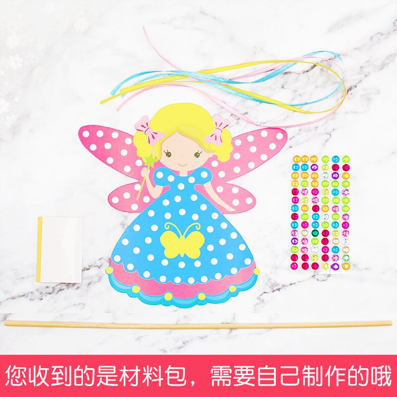 Diamond Fairy Stick craft Princess Stick kindergarten lots arts crafts diy toys Puzzle crafts kids for children's toys girl