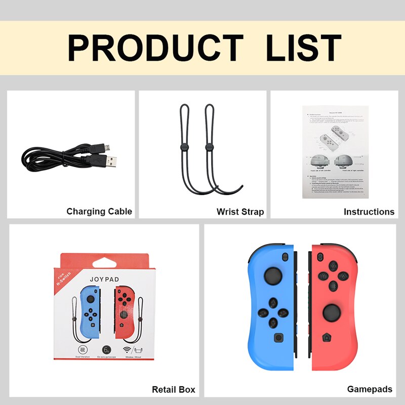 Wireless Bluetooth Left & Right Game Controller Gamepad For Nintendo Switch NS Game for Nintend Switch Console r25 Joy-Con