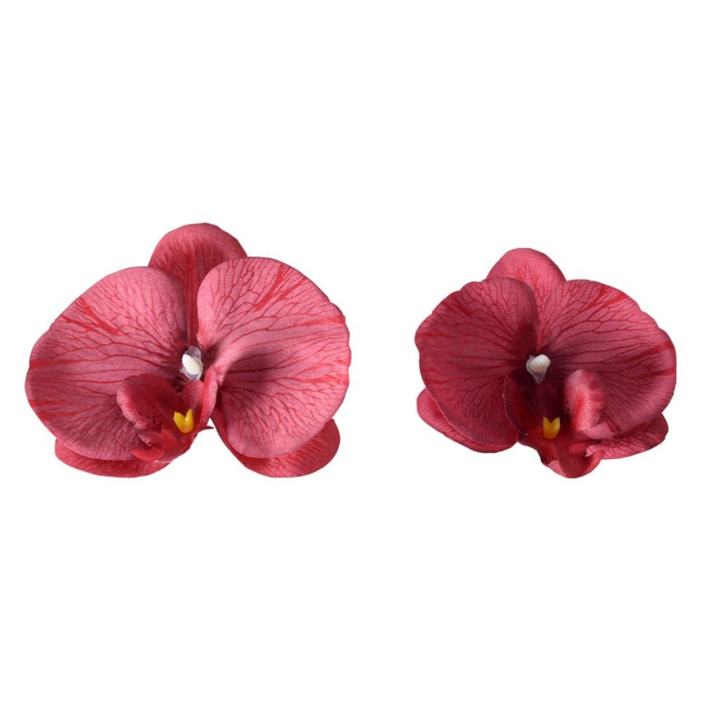 broszka DIY biżuteria zrobienie rękodzieło symulowane kwiat Wykonany ręcznie Akcesoria stroik motyl orchidea kwiat dekoracja spinka do włosów prezent