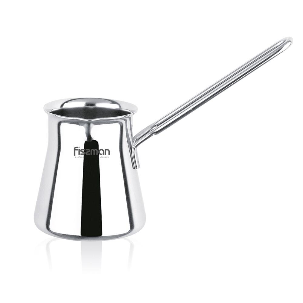 FISSMAN Stainless Steel Long Handle Coffee Pot-Moka Tea Milk Maker Tools: 720ml long handle