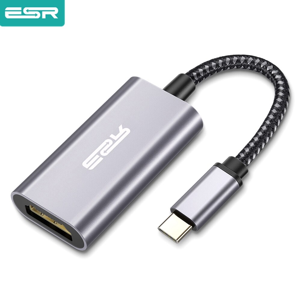 ESR Medio USB Adapter for USB 3.1 USB-C to HDMI Converter for MacBook Air Pro Matebook/Samsung Tablet iPad Adapter: 1PC