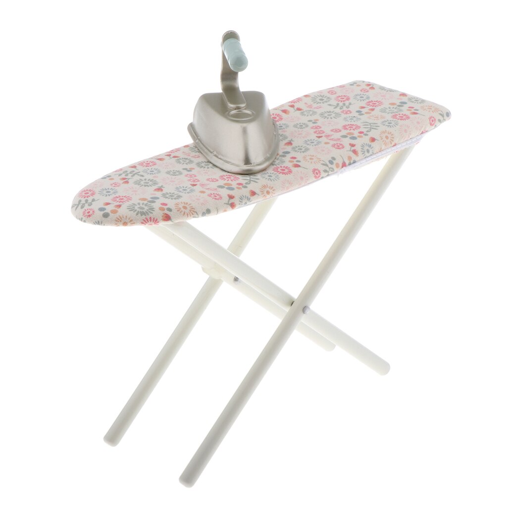 1:6 schaal poppenhuis mini strijkplank model poppenkamer decoratie accessoire kinderen