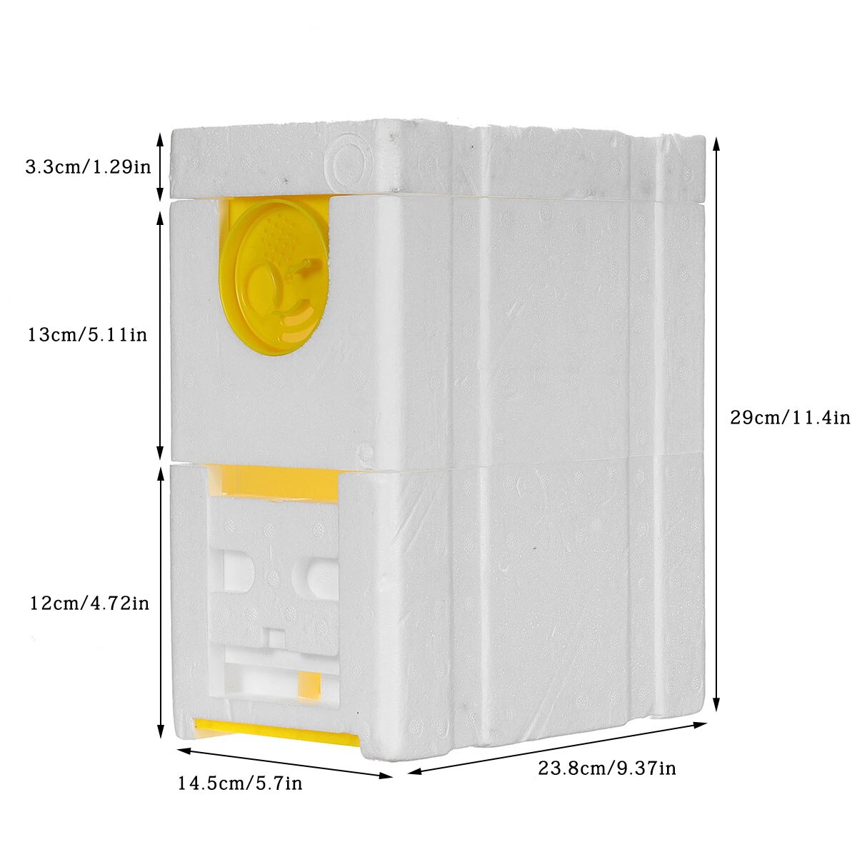 2 layer Plastic Foam Material Bee Hive Beekeeping Pollination Tool Rearing Beehive Honeycomb Bee Nest for beekeeper