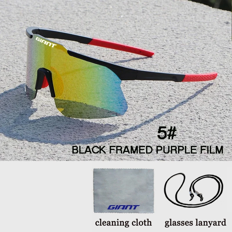 Jättestora cykelsolglasögon för män och kvinnor, mountainbike, landsvägscykel, cykelsolglasögon, utomhusglas med fodral, cykelglasögon: Elfenben