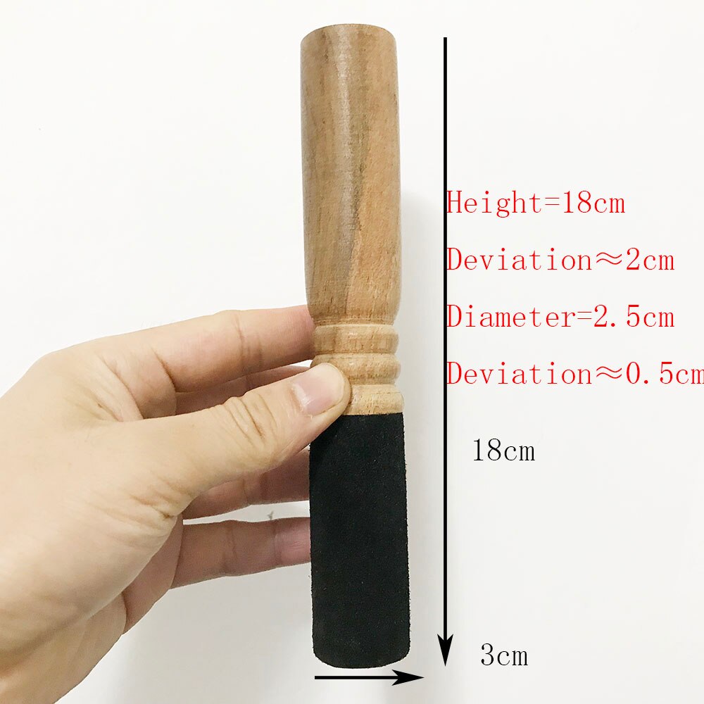 Beste Hand-gemacht Himalaya Klangschalen Leder Stock Hammer: etwa 3cm Durchmesser