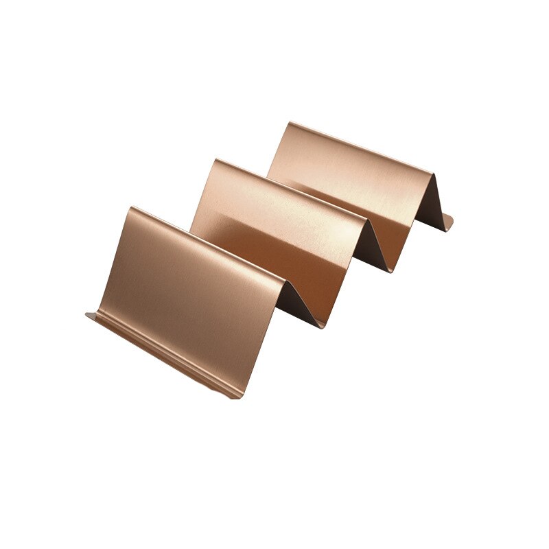 Taco Houder Rvs Pannenkoek Maïs Roll Rack Burrito Tortilla Plaat Lade Pizza Lente Roll Display Houder Keuken Benodigdheden: rose gold