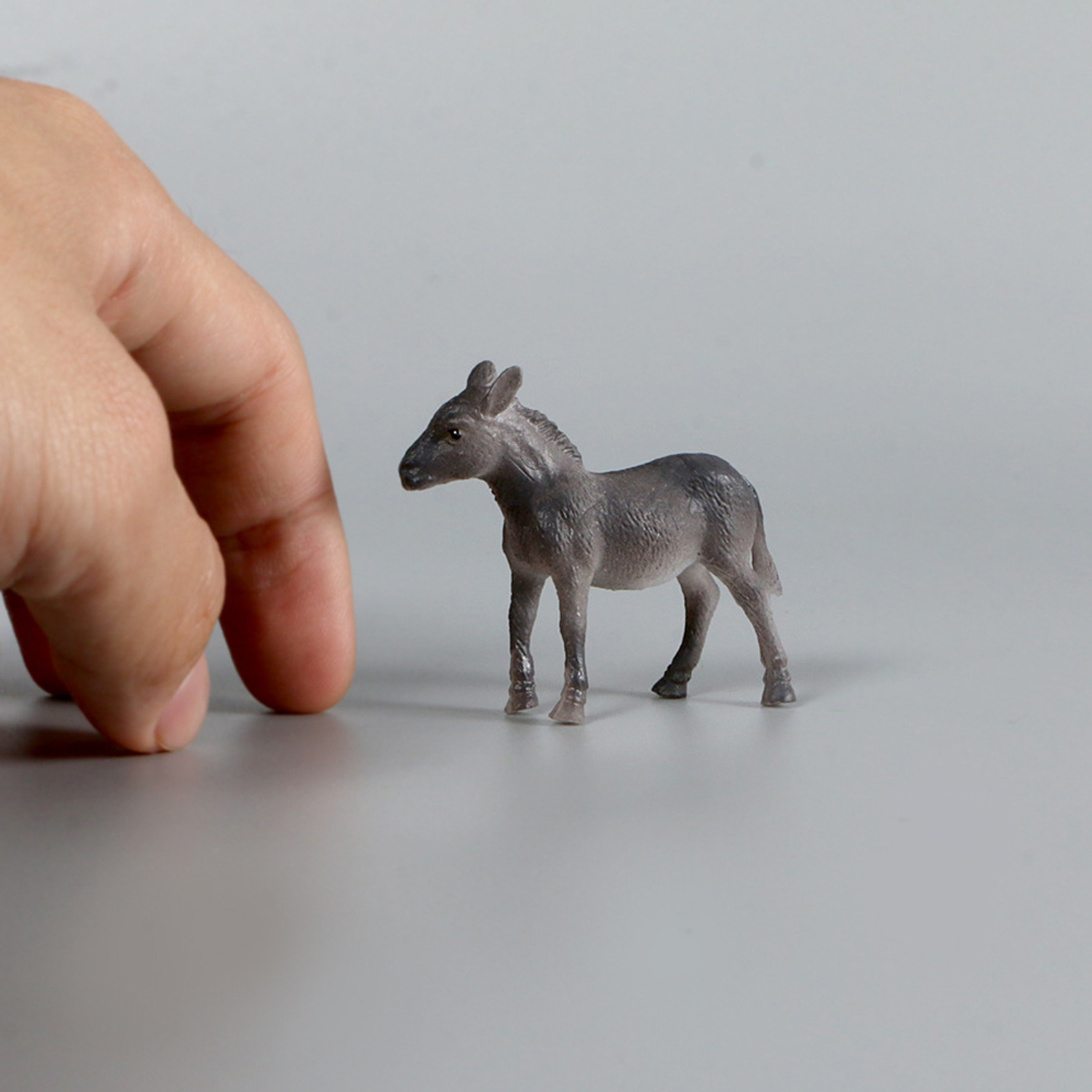 12 stk mini realistisk hest hund gris gård dyr pvc modell bord dekor barn leketøy barn pedagogiske leker for barn