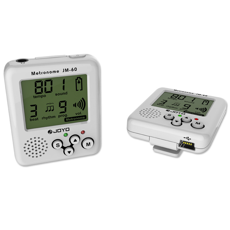JOYO – Mini métronome numérique LCD à Clip JM-60, petite taille, voix réelle, son fort, accessoires pour guitare, Piano