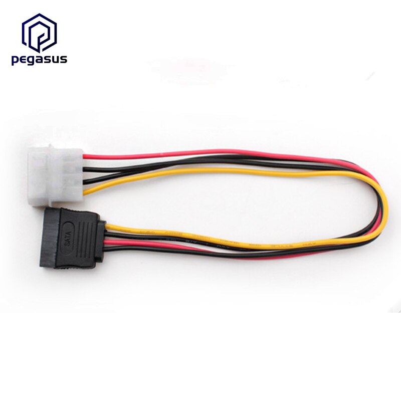 15CM IDE 4Pin Male to SATA POWER 15PIN Female Hard Disk Cable