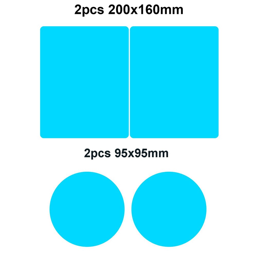 2/4PCS Car Side Rearview Mirror Waterproof Anti-Fog Film Side Window Glass Film Can Protect Your Vision Driving On Rainy Days: 4pcs A