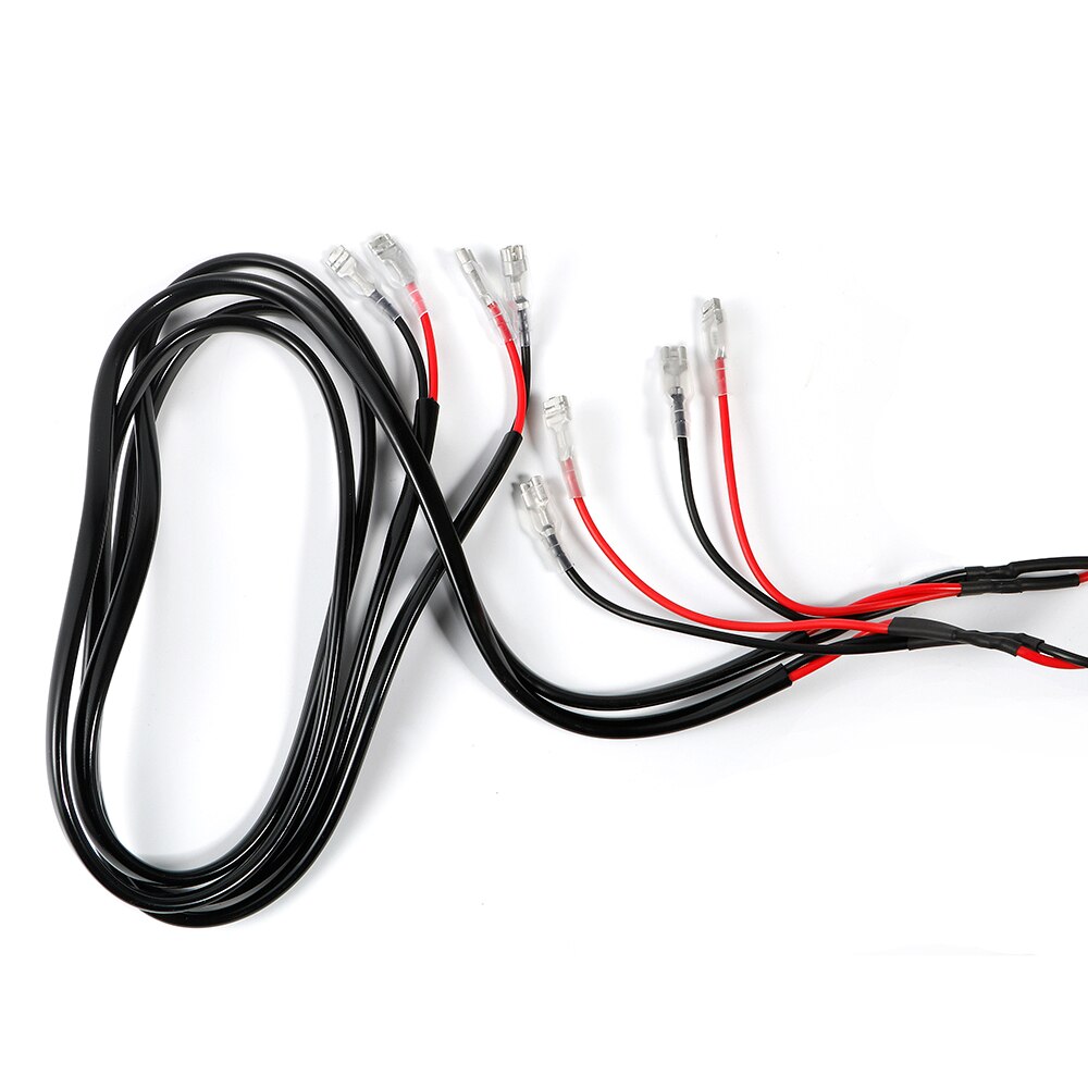 Aeobey Car LED Light Bar Wire 3M 12v 24v 40A Wiring Harness Cable Kit for Auto Driving Offroad Led Work Lamp
