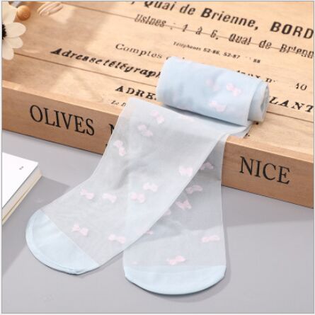 Pończochy dla dziewczynek kreskówka niejednolita całość taniec dzieci obcisłe letnie dziecięce dziecięce dziecięce dziewczęce cienkie rajstopy rajstopy 1-8 lat: niebieski Girl tights / 1 To 3 Year