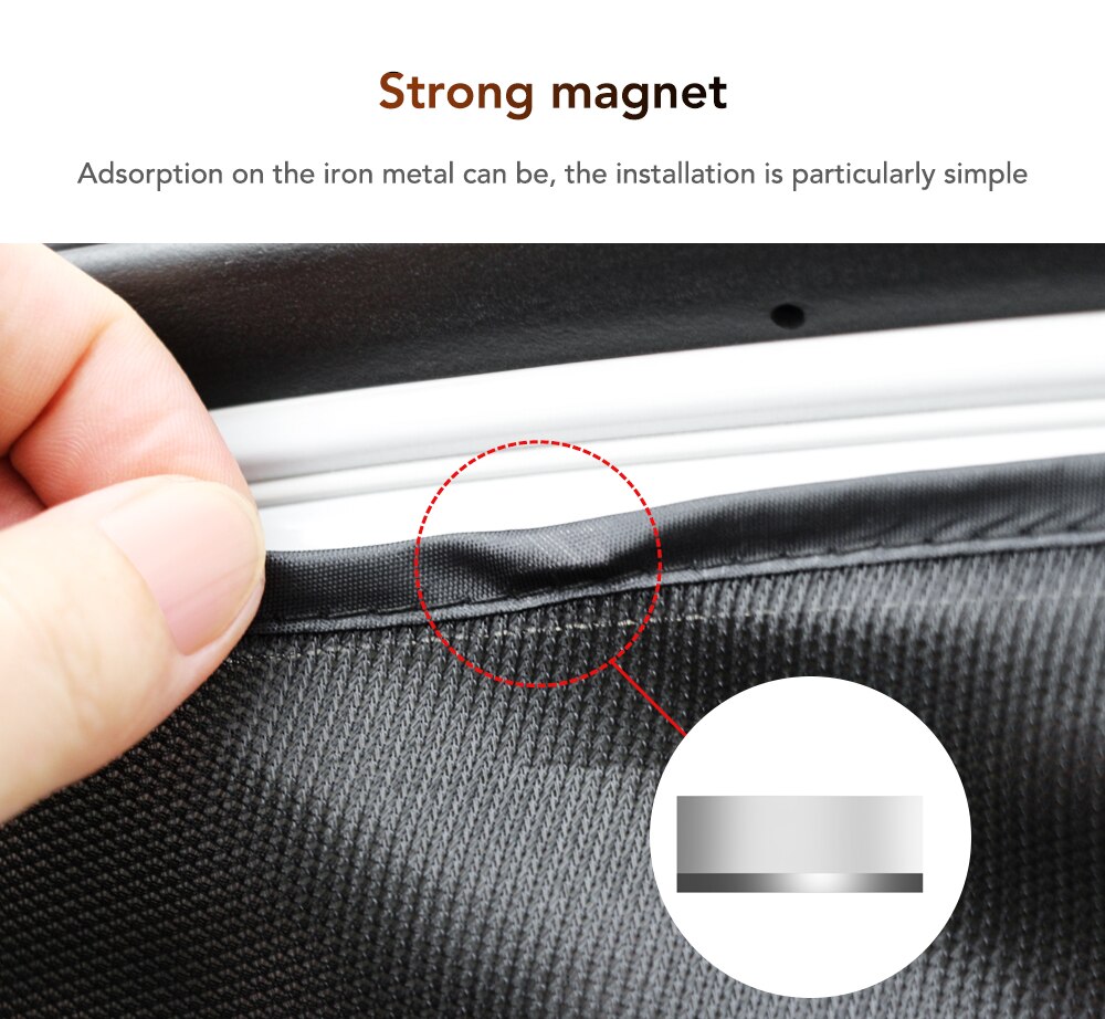 Magnetic Car Sun Shade UV Protection Car Curtain for Seat Leon Mk3 5F Ibiza 6j 6l 1P 1M Ateca Arona Cupra Formrentor Sportcoupe