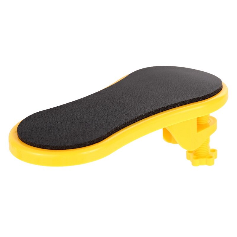 Reposabrazos acoplables mesa de escritorio soporte de brazo de ordenador protección de hombro de la mano Reposabrazos de muñeca extensor de silla: Yellow