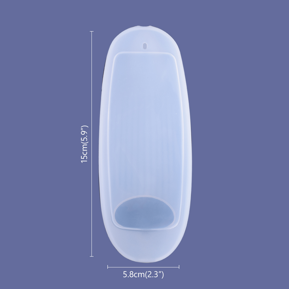 14 Sizes Transparent Silicone TV Air Condition Remote Control Protctive Case Cover Waterproof Dust Protective Storage Bag: Brown