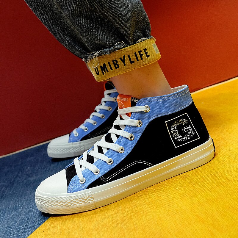 Luozheke chaussures d'été en toile pour hommes chaussures pour hommes chaussures décontractées chaussures en tissu pour hommes chaussures de skateboard chaussures montantes