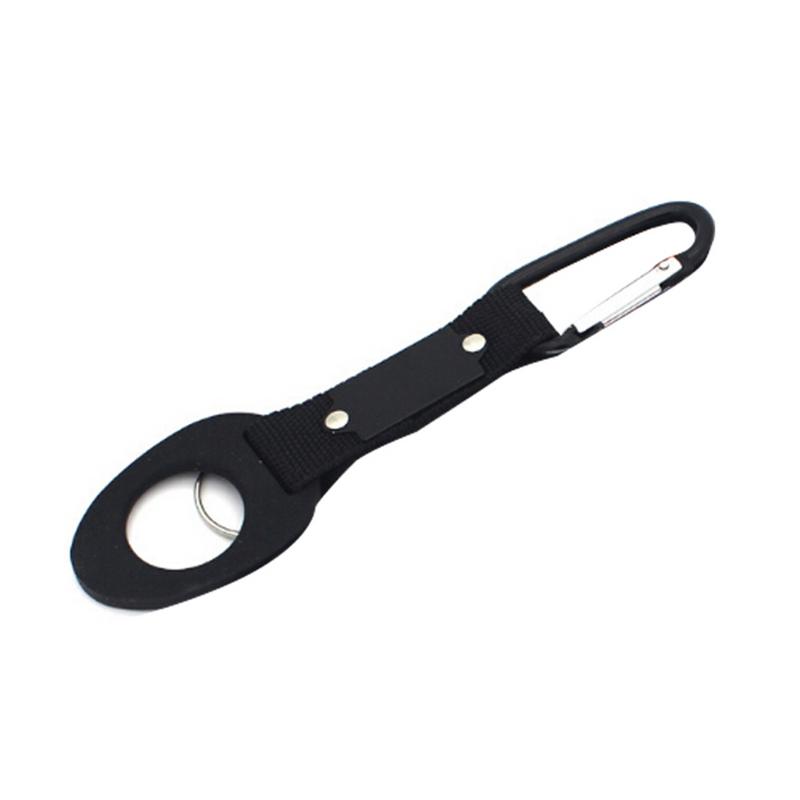 Sneck Lanyards For Keys Nylon Water Bottle Buckle Hook Water Bottle Holder Clip Outdoor Carabiner Climb For Camp Holder Tool: Black