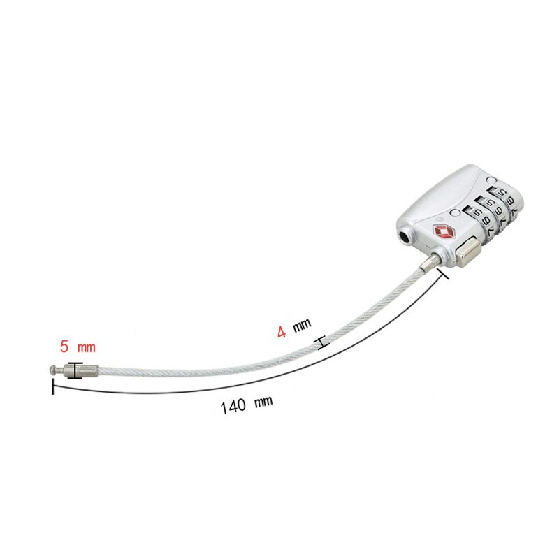 Pièces de bicyclette de combinaison de serrure de protection de vélo de TANDT Mini fil extensible câble antivol Code de sécurité câble de verrouillage mot de passe bagage