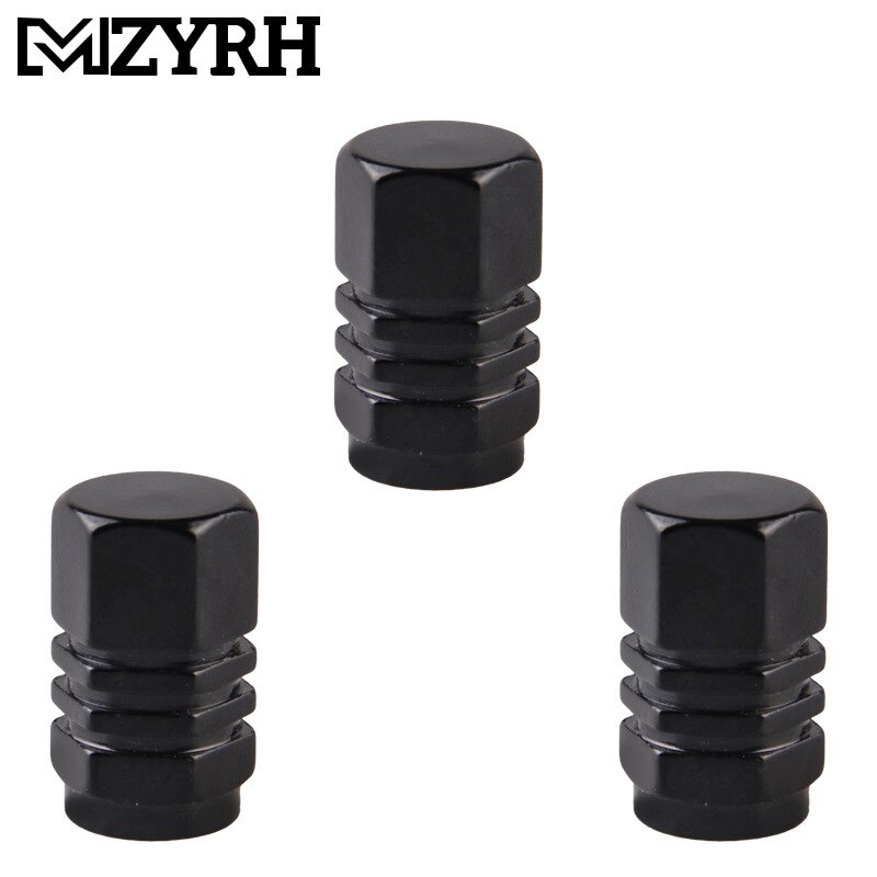 Bike Aluminium Nozzle Cap Tire Valve Cap Fontanel Hoed Autoband Cap Anti-Lekkage: black 2