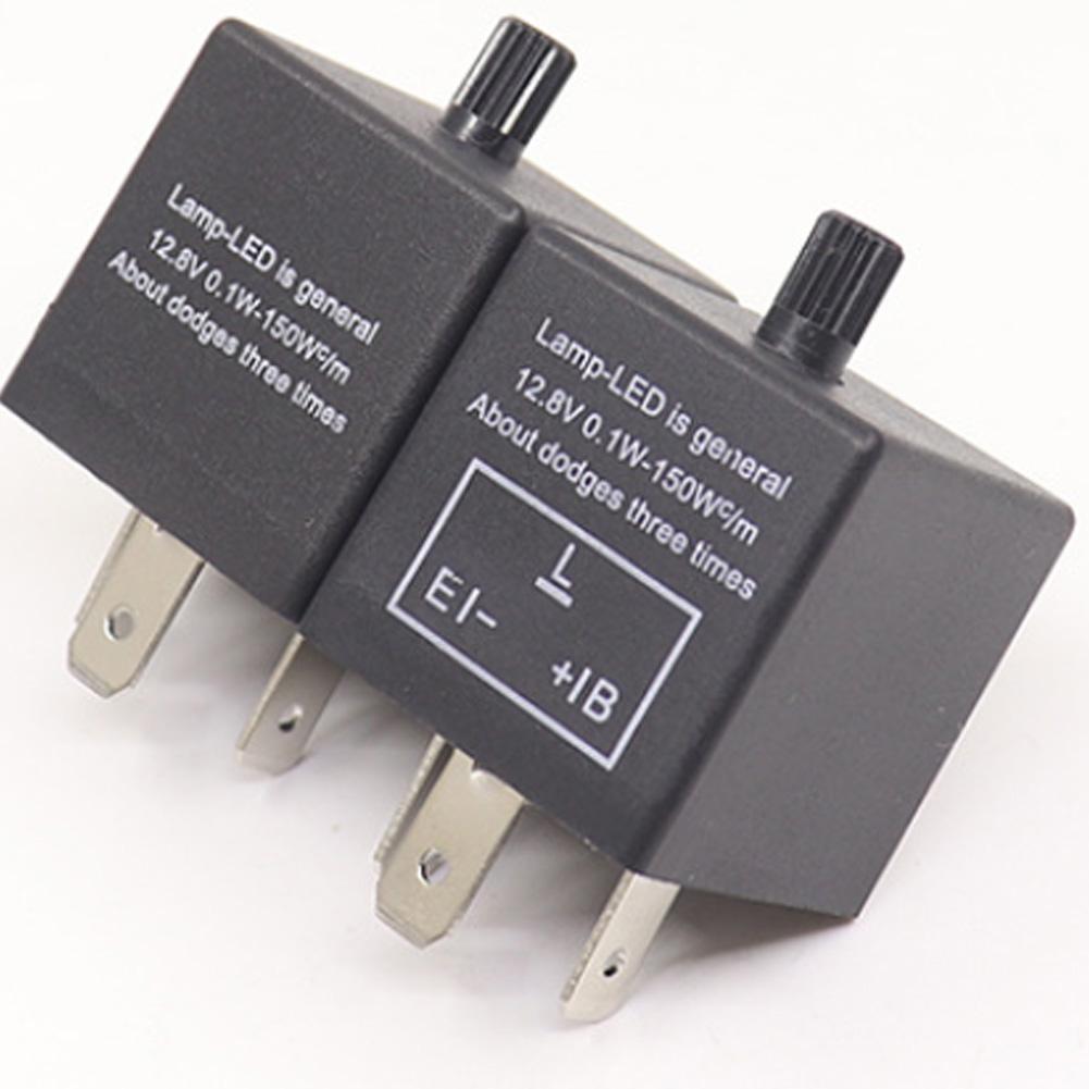 Elektronisk led justerbart blinkrelæ til blinklys blink  cf14 jl-02 to cf 14k motorcykel led blinkrelæ