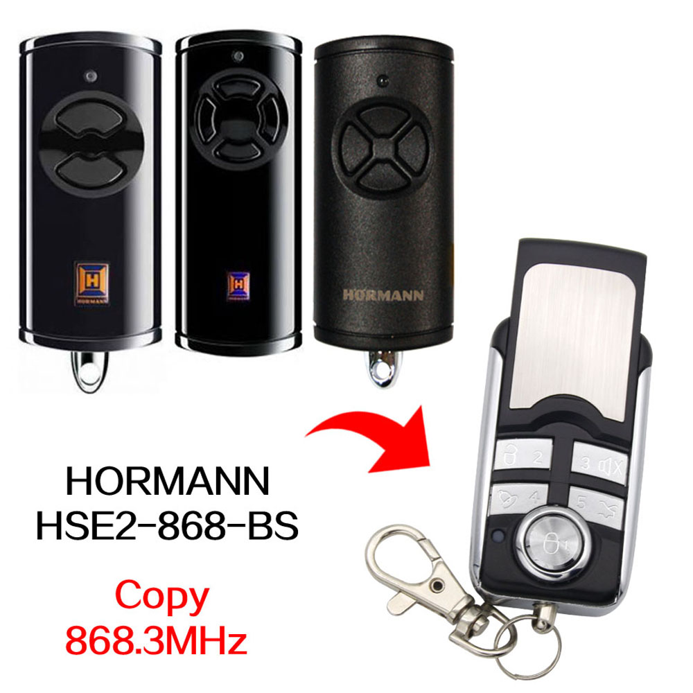 HORMANN HSE2BS HSE 2 BS remote control HSE2-868-BS HORMANN HS5 HSE 2 4 BS 868.3MHz garage gate remote control