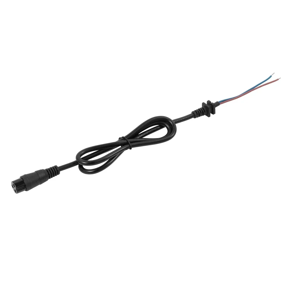Conector de 3 polos para patinete eléctrico, Cable de carga para Hoverboard, puerto de carga, 3 pines, 2 Cables: Blanco