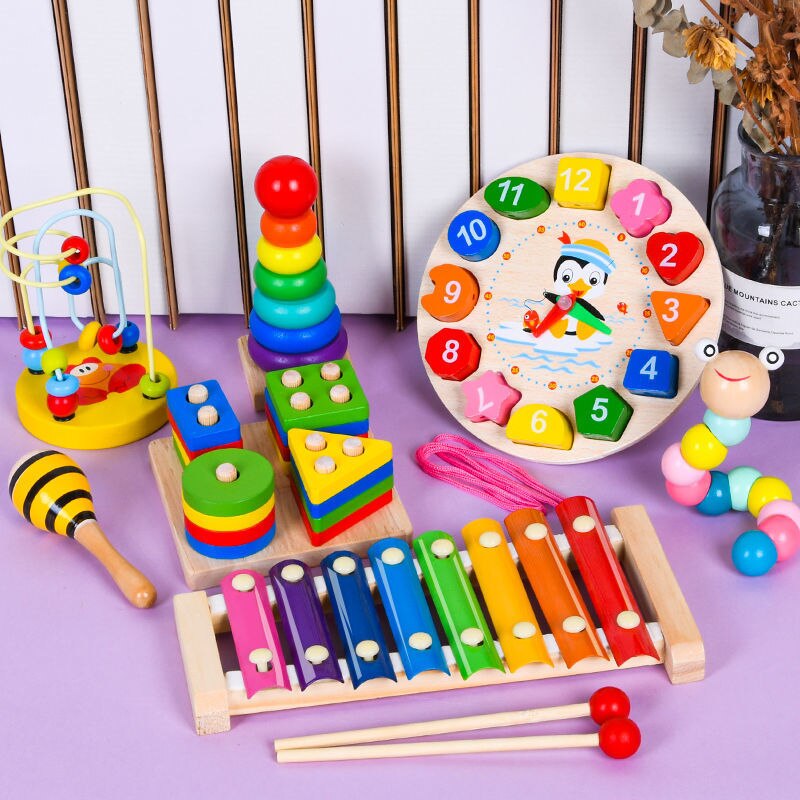 Baby Puzzle Early Education Infant Toys Boys and Girls Multiple Styles 0-3 Years Old