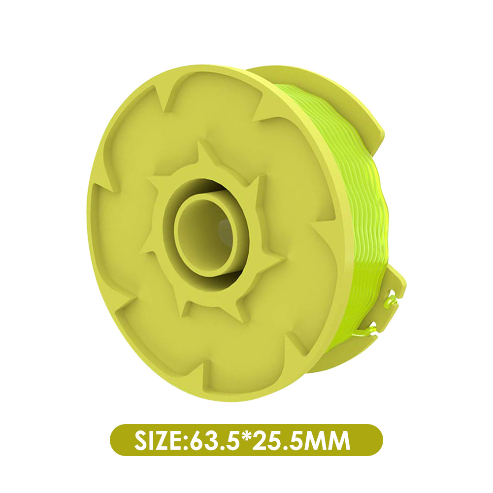 3Pcs Line Trimmer for Ryobi One Plus+ AC80RL3 Replacement Spools Twisted Line 0.08inch Cordless Trimmers Power Tool Accessories