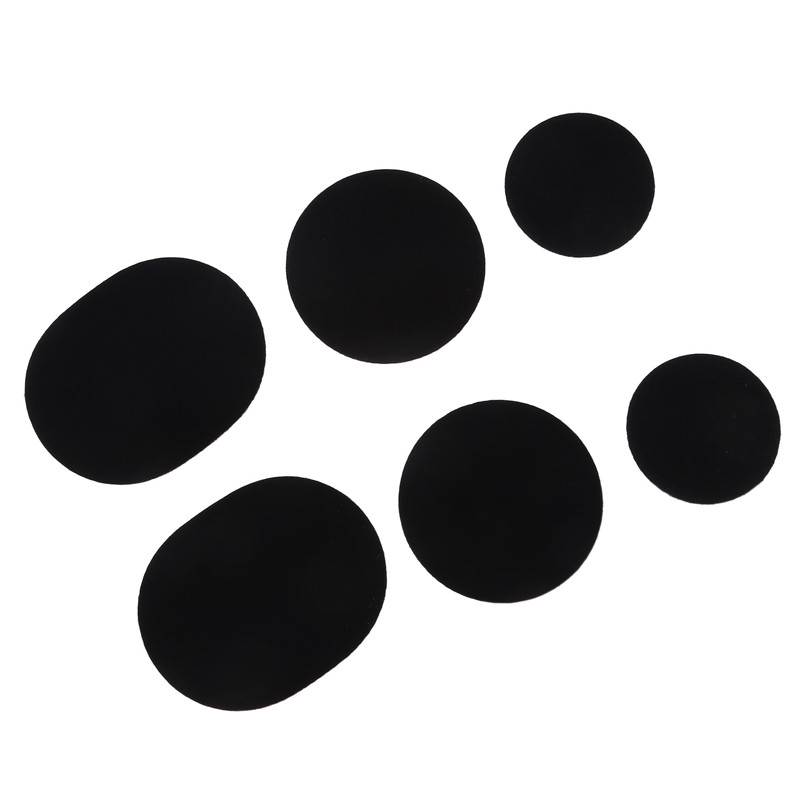 Patch de réparation de tissu pour chaussures de sport, Anti-usure, doublure en maille, trou de subvention, patchs auto-adhésifs, outil pratique , 4/6 pièces/ensemble: Rouge