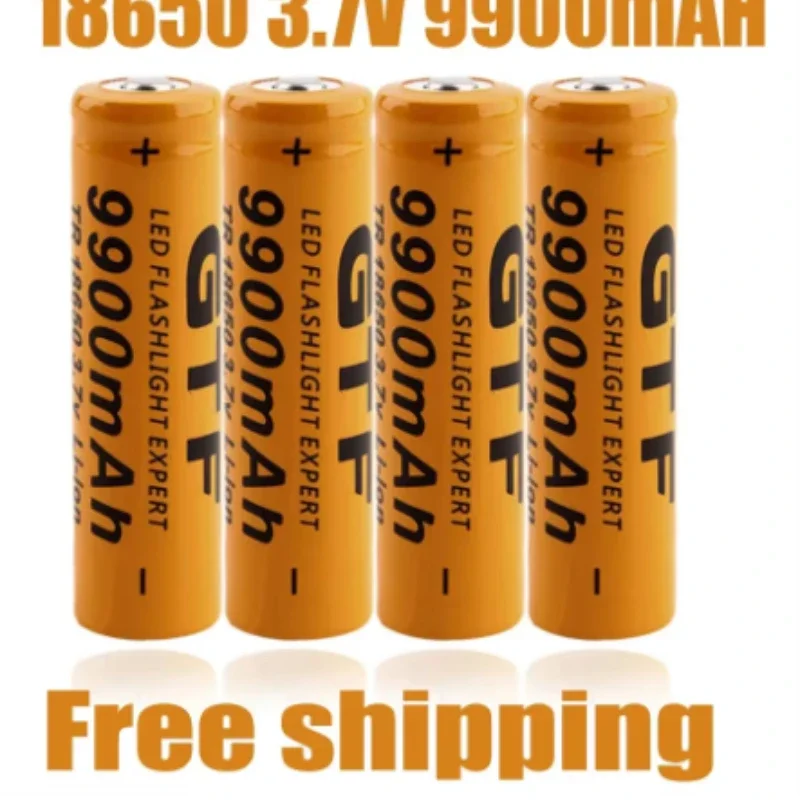 Latest Battery 100% Original Rechargeable Lithium Battery 18650, 3.7V, 9900mAH