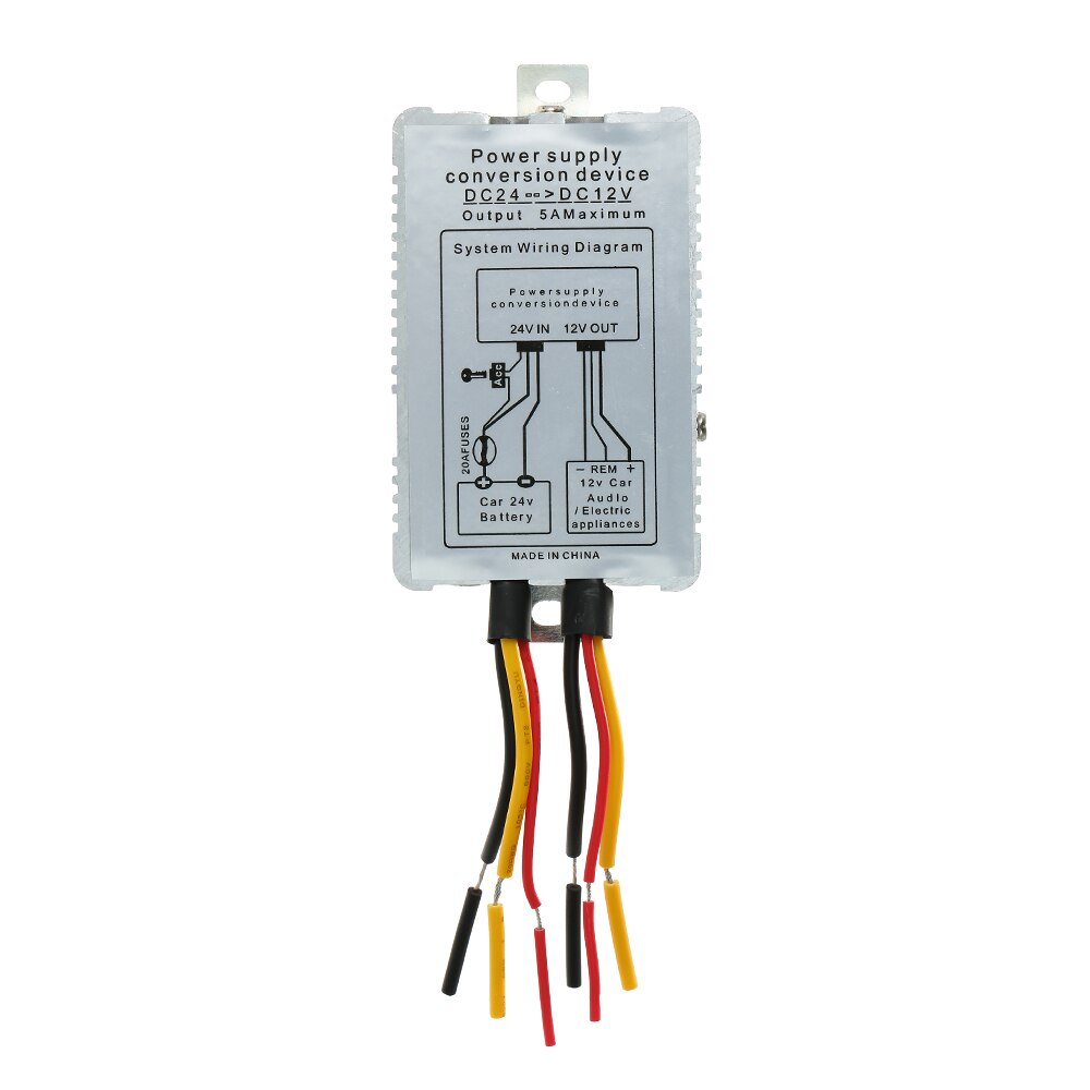 30a power inverter 24v to 12v dc-dc bil strømforsyning inverter converter konvertering enhed