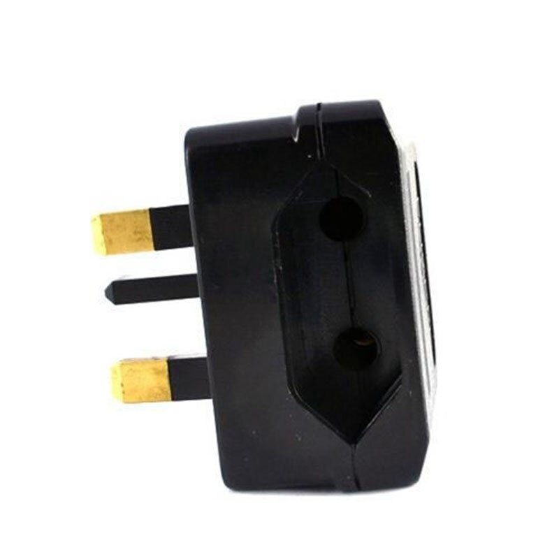European Euro EU 2 Pin to UK 3Pin Power Socket Travel Plug Adapter Converter