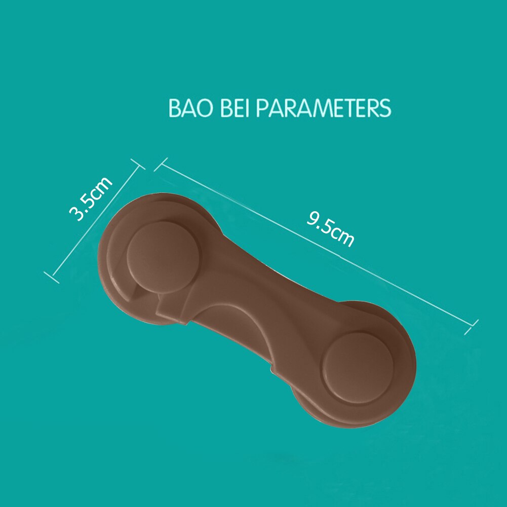 Blocco di sicurezza in plastica per bambini comodi bambini portatili protezione per bambini cassetto elementi di blocco per frigoriferi