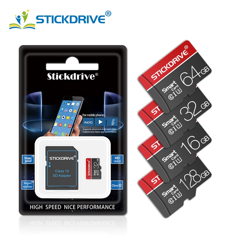 Microsd 8Gb 16Gb 32Gb 64Gb 128Gb Micro Sd Card Class 10 Geheugenkaart Tarjeta Micro Sd 32gb Tf Card Flash Drive Met Gratis Adapter