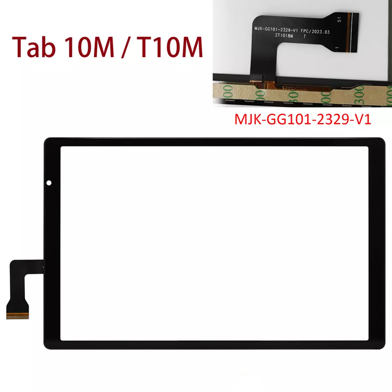 10.1Inch Black For Vortex Tab 10 T10M Pro Plus T10 Tab 8 Tablet Capacitive Touch Screen Digitizer Sensor External Glass Panel: WHITE