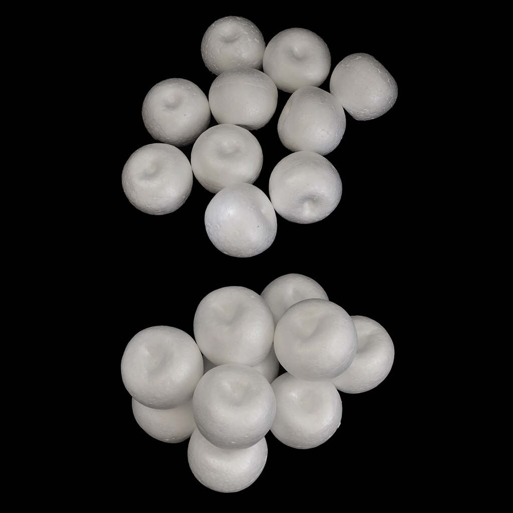 Mousse de polystyrène pour modelage de pommes de noël, 10 pièces, matériel artisanal pour bricolage