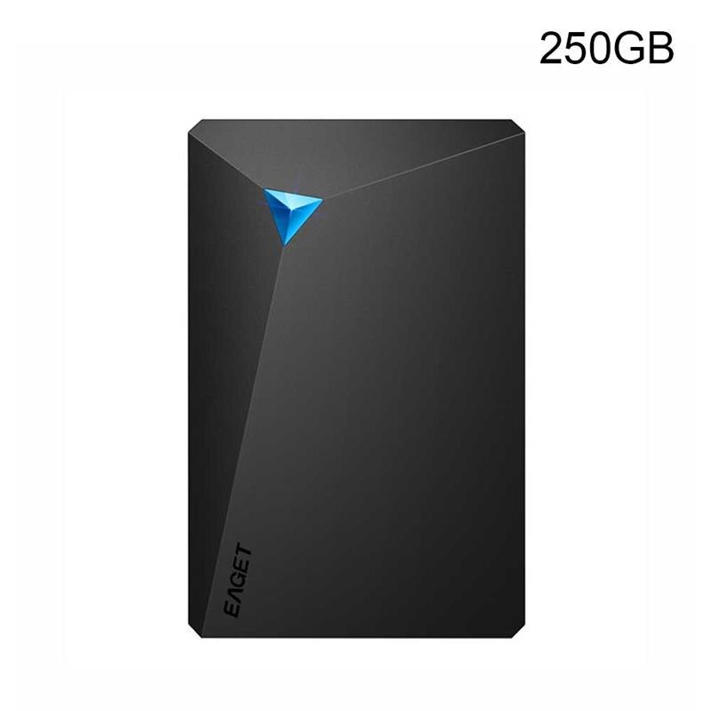 EAGET G20 2.5 ''Externe Festplatte 1TB USB 3,0 hoch Geschwindigkeit Stoßfest HDD Tragbare USB-Stock für Schreibtisch Laptop PC: 250GB