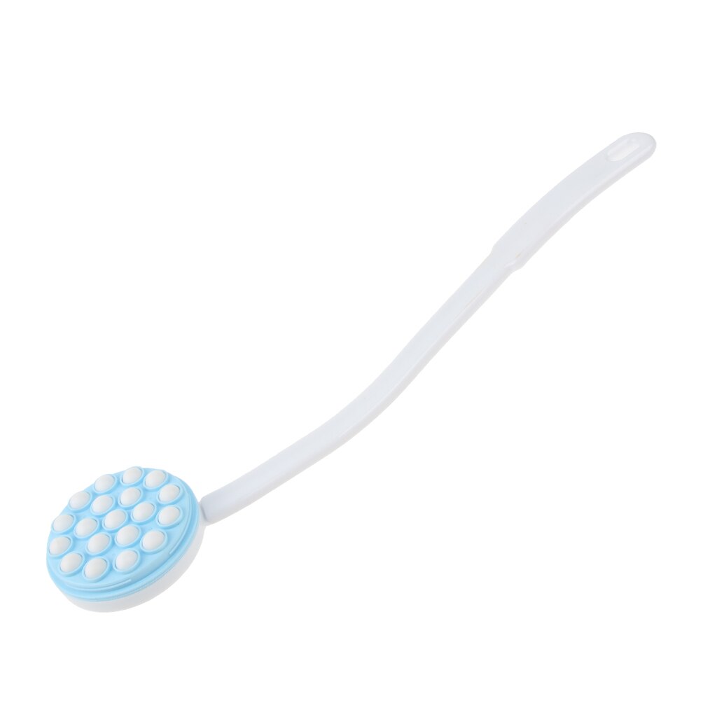 Elderly Disabled Patient Long Handle Bath Shower Back Massage Brush Scrubber